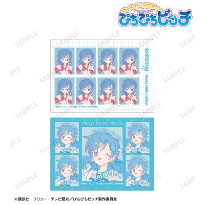 【アルマビアンカ】アニメ「ぴちぴちピッチ」 波音 プリントシール風ブロマイド2枚セット