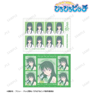 【アルマビアンカ】アニメ「ぴちぴちピッチ」 リナ プリントシール風ブロマイド2枚セット