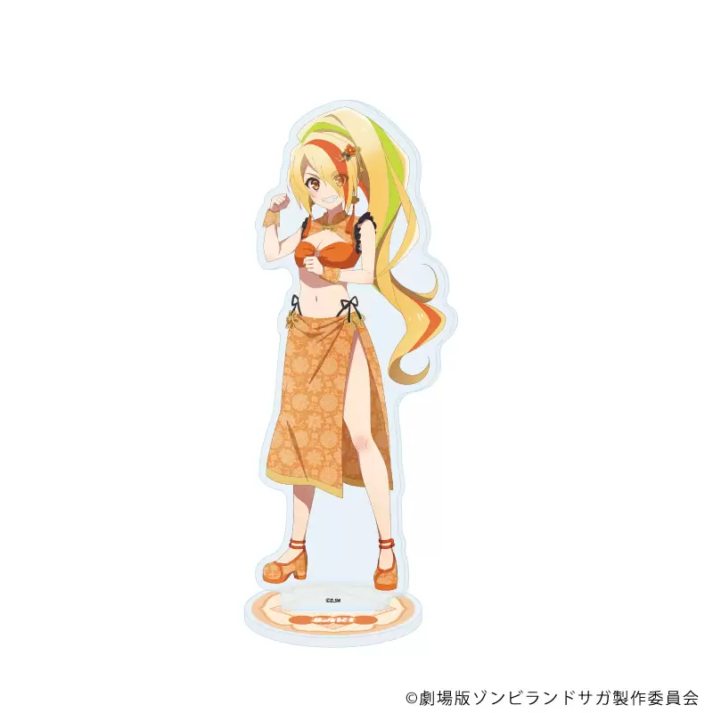 【A3】アクリルスタンド「劇場版『ゾンビランドサガ ゆめぎんがパラダイス』」09/二階堂サキ チャイナ水着ver.(描き下ろしイラスト)