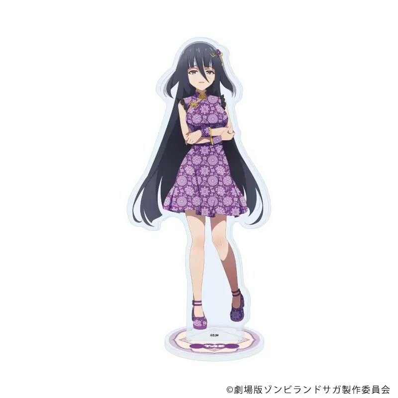 【A3】アクリルスタンド「劇場版『ゾンビランドサガ ゆめぎんがパラダイス』」14/山田たえ チャイナ水着ver.(描き下ろしイラスト)