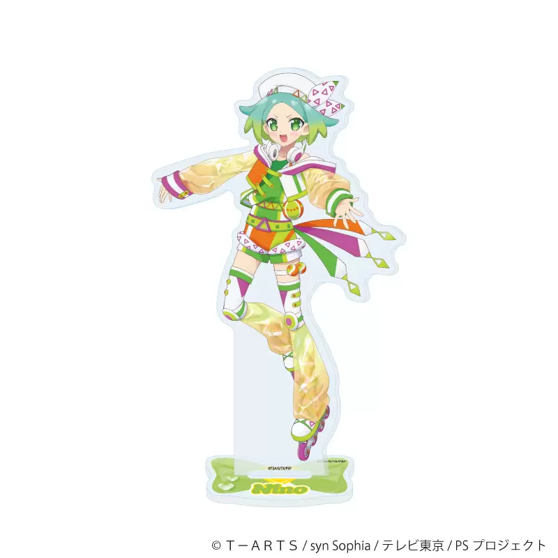 【A3】アクリルスタンド「プリティーシリーズ」09/虹色にの コーデアレンジver.(描き下ろしイラスト)