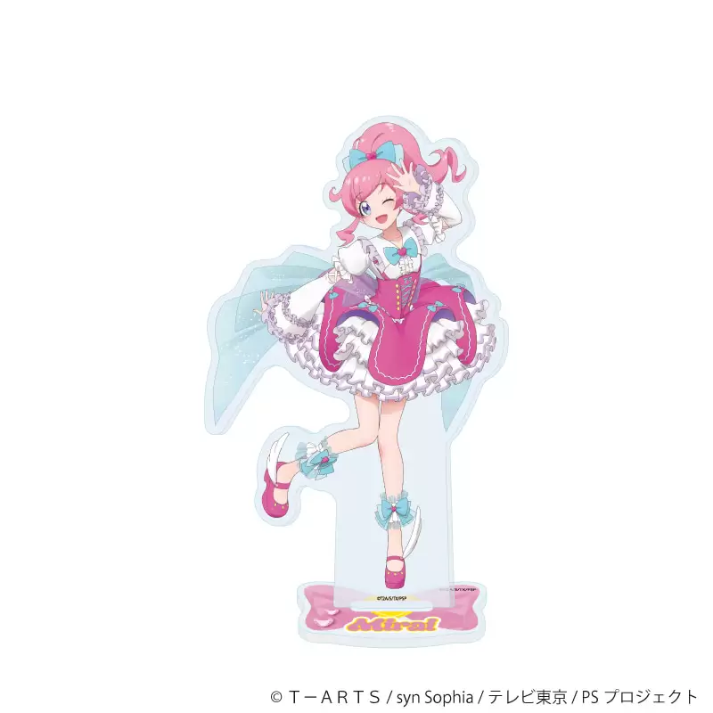 【A3】アクリルスタンド「プリティーシリーズ」12/桃山みらい コーデアレンジver.(描き下ろしイラスト)