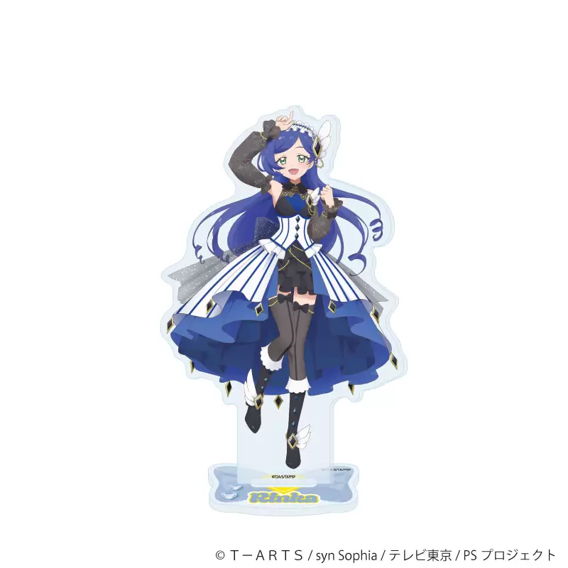 【A3】アクリルスタンド「プリティーシリーズ」14/青葉りんか コーデアレンジver.(描き下ろしイラスト)