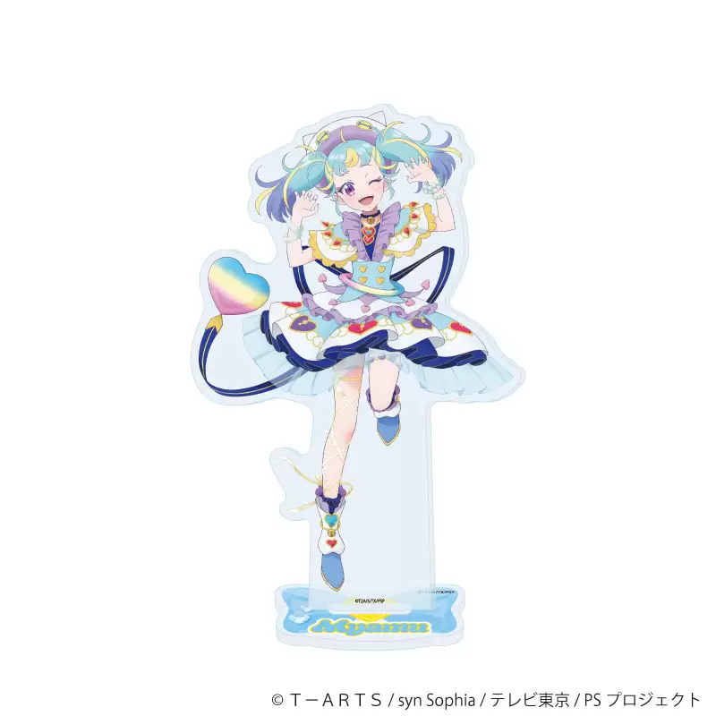 【A3】アクリルスタンド「プリティーシリーズ」16/みゃむ コーデアレンジver.(描き下ろしイラスト)