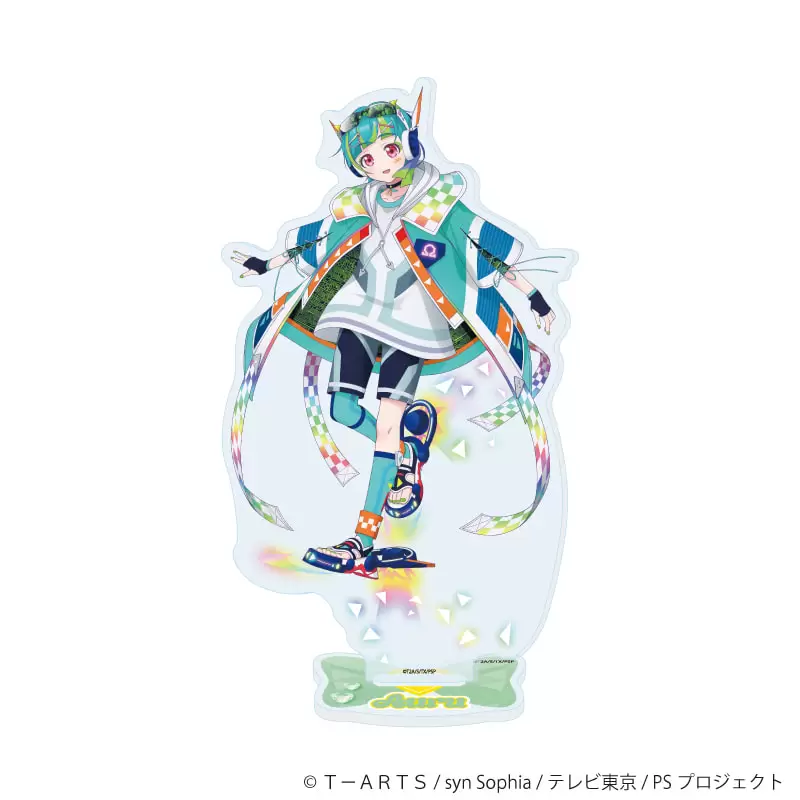 【A3】アクリルスタンド「プリティーシリーズ」17/御芽河あうる コーデアレンジver.(描き下ろしイラスト)