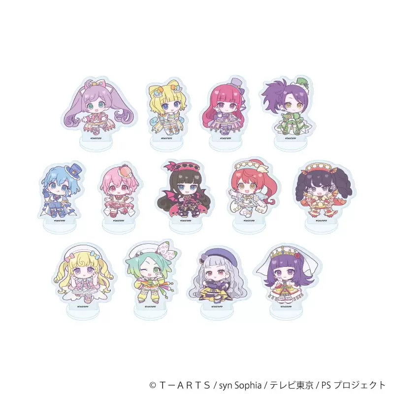 【A3】アクリルぷちスタンド「プリティーシリーズ」04/アイドルタイムプリパラ コーデアレンジver. ブラインド(全13種)(ミニキャライラスト) 1BOX入数：13