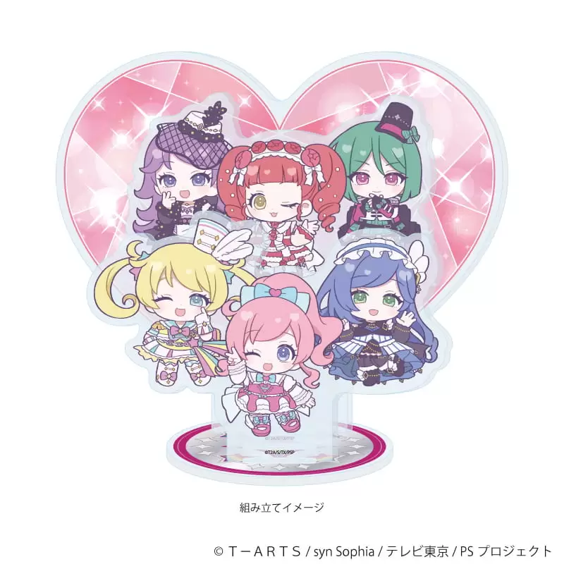 【A3】アクリルジオラマ「プリティーシリーズ」05/キラッとプリ☆チャン コーデアレンジver.(ミニキャライラスト)