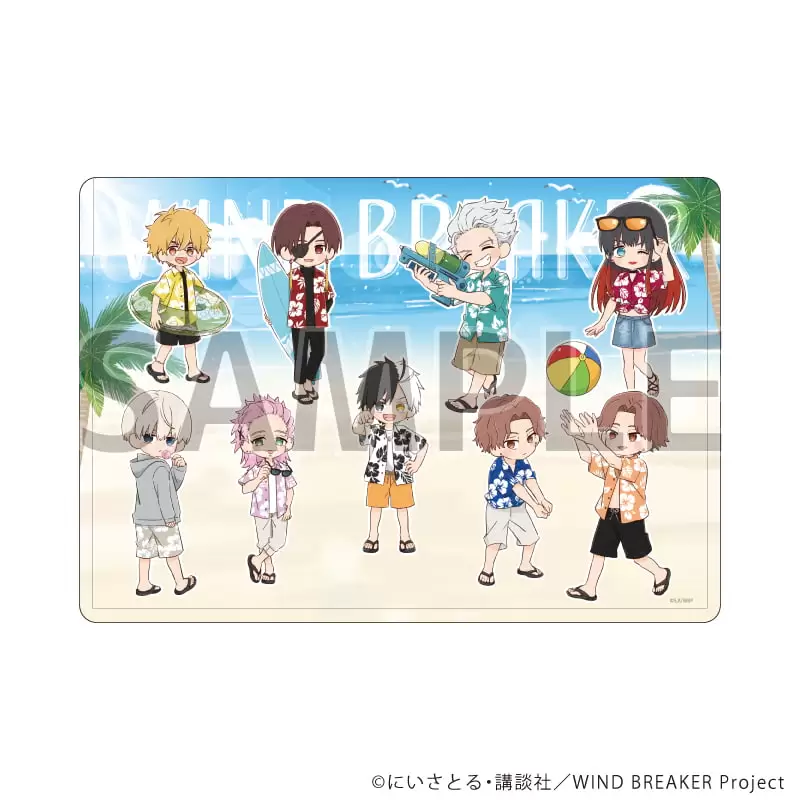 【A3】キャラクリアケース「TVアニメ『WIND BREAKER』」03/海遊びver.(グラフアートイラスト)