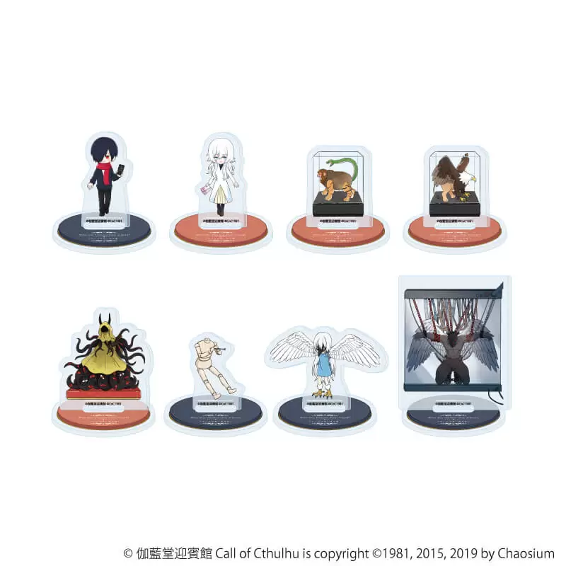 【A3】アクリルぷちスタンド「タナトスは死に何を想う」01/ブラインド(全8種)(グラフアートイラスト) 1BOX入数：8