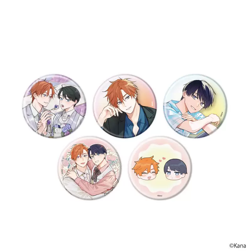 【A3】缶バッジ「俺を選んでよワガママくん」01/ブラインド(全5種)(公式＆描き下ろしイラスト) 1BOX入数：5