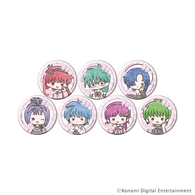 【A3】ホログラム缶バッジ(57mm)「ときめきメモリアル」01/ダークガーリーver. ブラインド(全7種)(グラフアートイラスト) 1BOX入数：7
