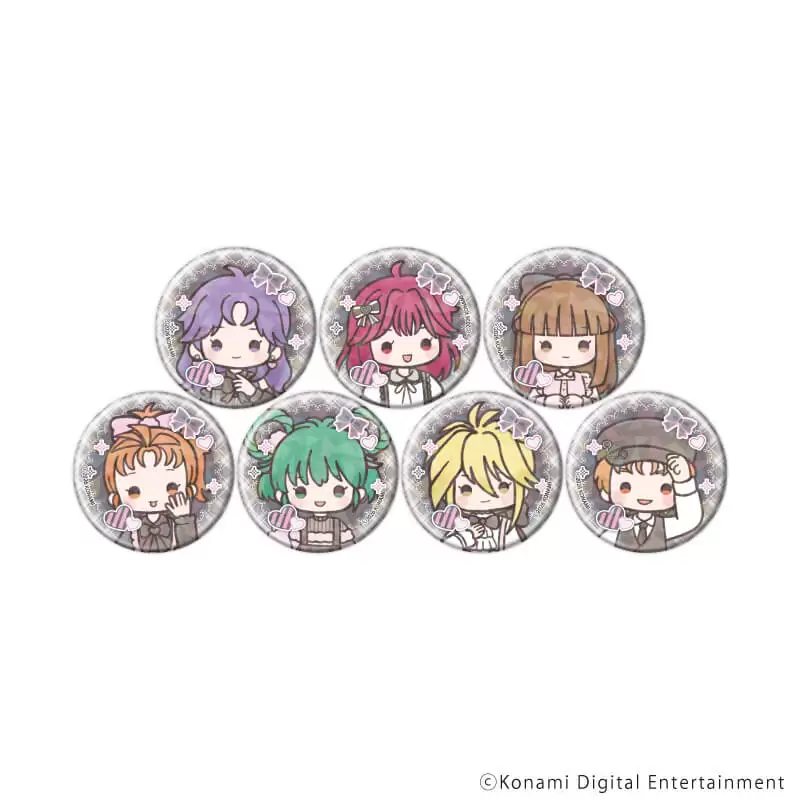 【A3】ホログラム缶バッジ(57mm)「ときめきメモリアル」02/ダークガーリーver. ブラインド(全7種)(グラフアートイラスト) 1BOX入数：7