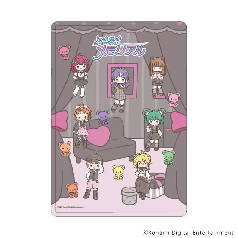 【A3】キャラクリアケース「ときめきメモリアル」02/集合デザイン ダークガーリーver.(グラフアートイラスト)