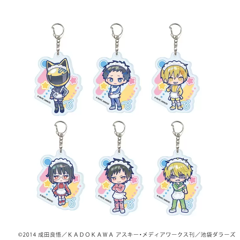 【A3】アクリルキーホルダー「デュラララ！！×2」11/ジャージメイドver. ブラインド(全6種)(POP Artイラスト) 1BOX入数：6