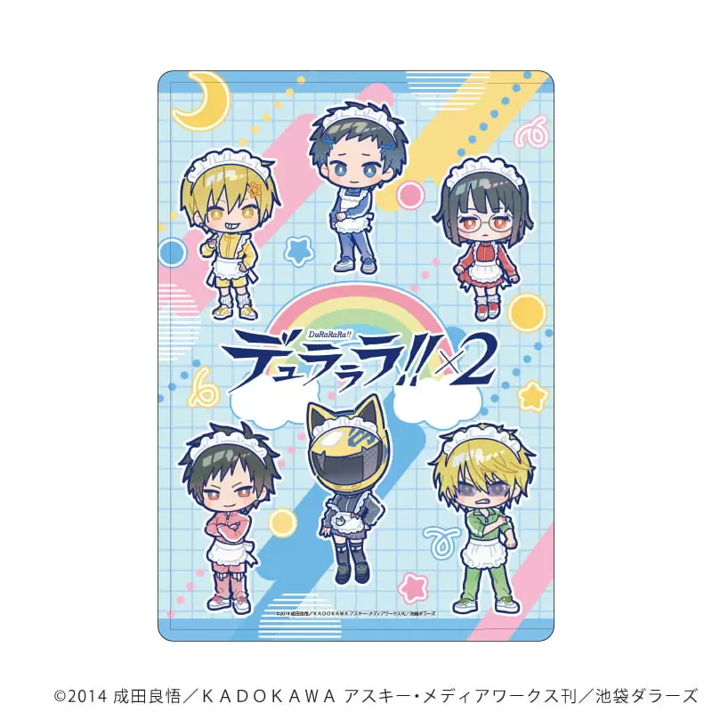 【A3】キャラクリアケース「デュラララ！！×2」08/集合デザイン ジャージメイドver.(POP Artイラスト)