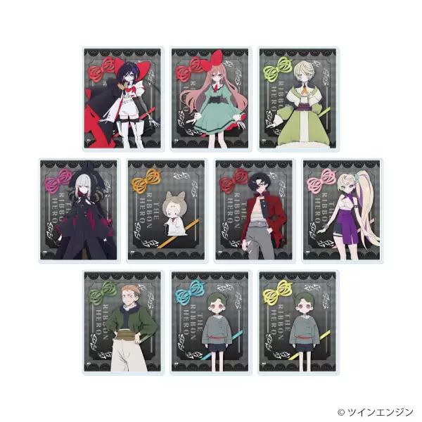 【A3】アクリルカード「THE RIBBON HERO リボンヒーロー」01/ブラインド(全10種)(公式イラスト) 1BOX入数：10