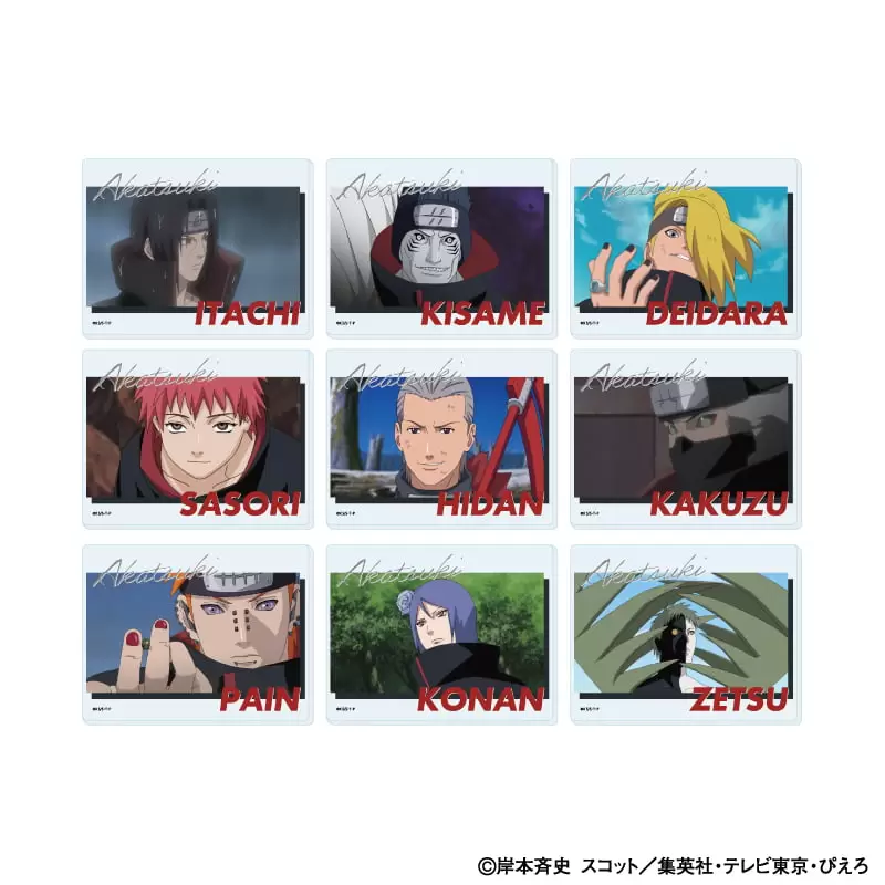 【A3】ミニアクリルプレート「NARUTO-ナルト- 疾風伝」11/ブラインド(全9種)(場面写イラスト) 1BOX入数：9