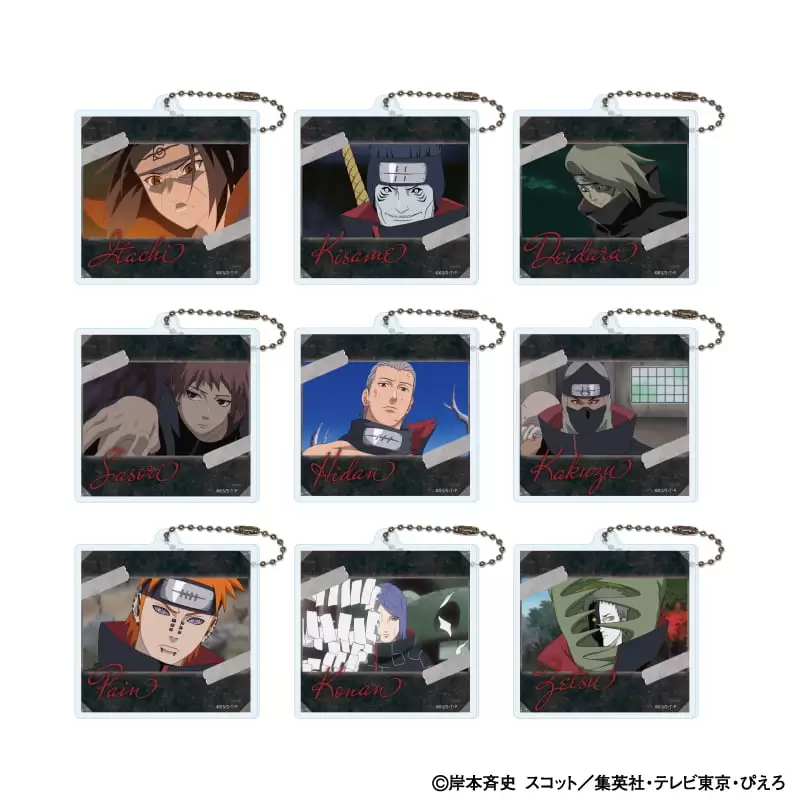 【A3】アクリルキーホルダー「NARUTO-ナルト- 疾風伝」05/ブラインド(全9種)(場面写イラスト) 1BOX入数：9