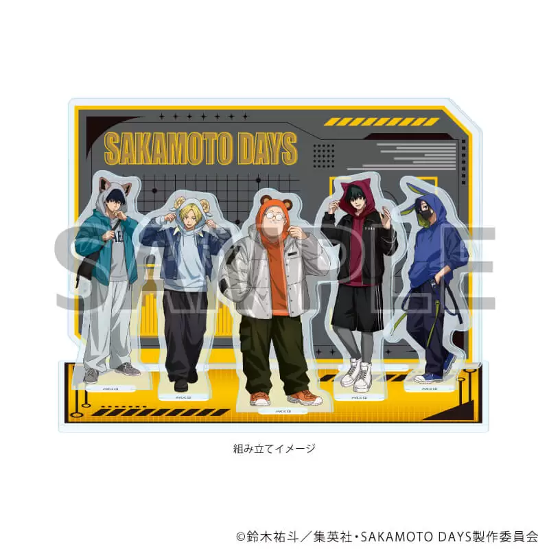 【A3】アクリルジオラマ「SAKAMOTO DAYS」02/動物パーカーver.(描き下ろしイラスト)