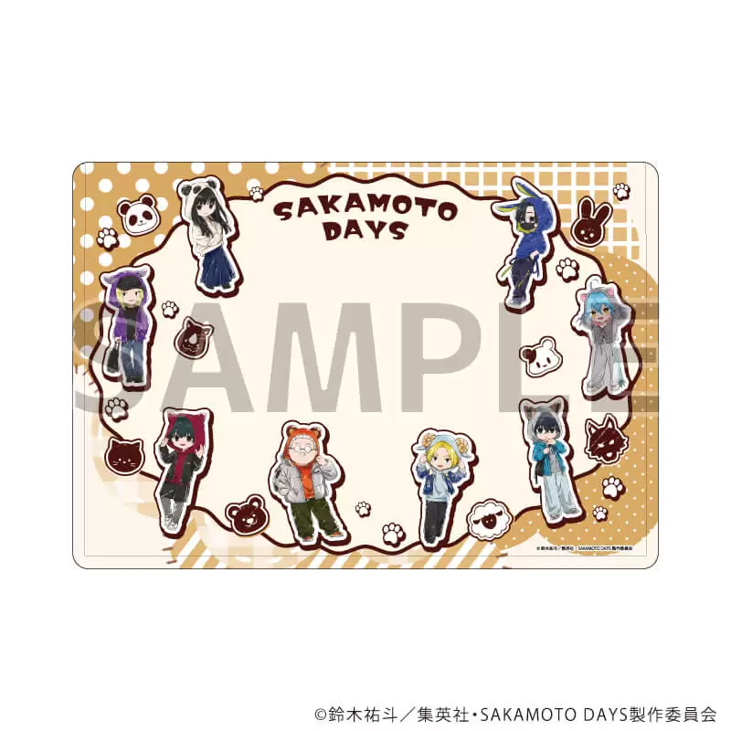 【A3】キャラクリアケース「SAKAMOTO DAYS」13/動物パーカーver.(グラフアートイラスト)