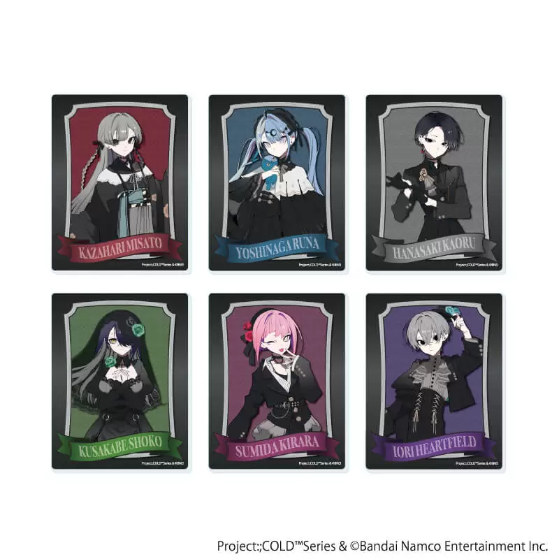 【A3】アクリルカード「「Project：；COLD」シリーズ」01/トレーディング(全6種)(描き下ろしイラスト) 1BOX入数：6