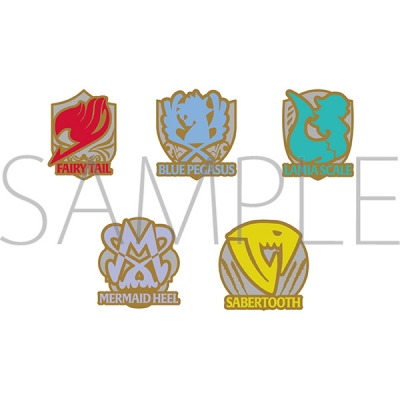 【ムービック】FAIRY TAIL ギルドマークピンズコレクション 1BOX入数：5