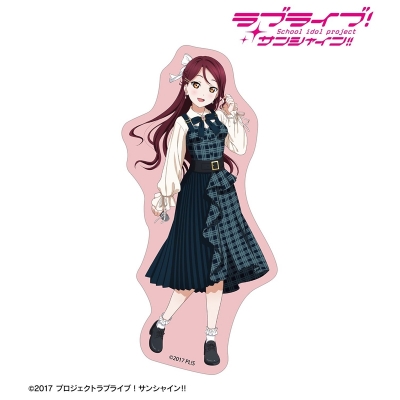【アルマビアンカ】ラブライブ！サンシャイン！！ 描き下ろし 桜内梨子 チェックワンピース衣装ver. ダイカットステッカー