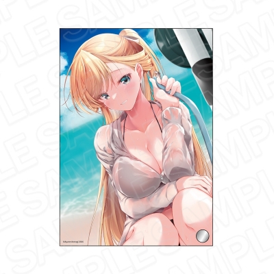 【コンテンツシード】一式さんは恋を知りたい。 ミニアクリルアート 一式リンナミルフォード ビーチでイタズラ ver.