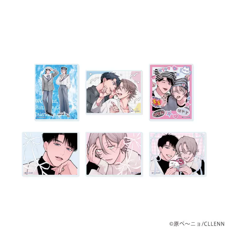 【A3】アクリルカード「キスはしたけど友達だよな！？」01/ブラインド(全6種)(公式＆描き下ろしイラスト) 1BOX入数：6