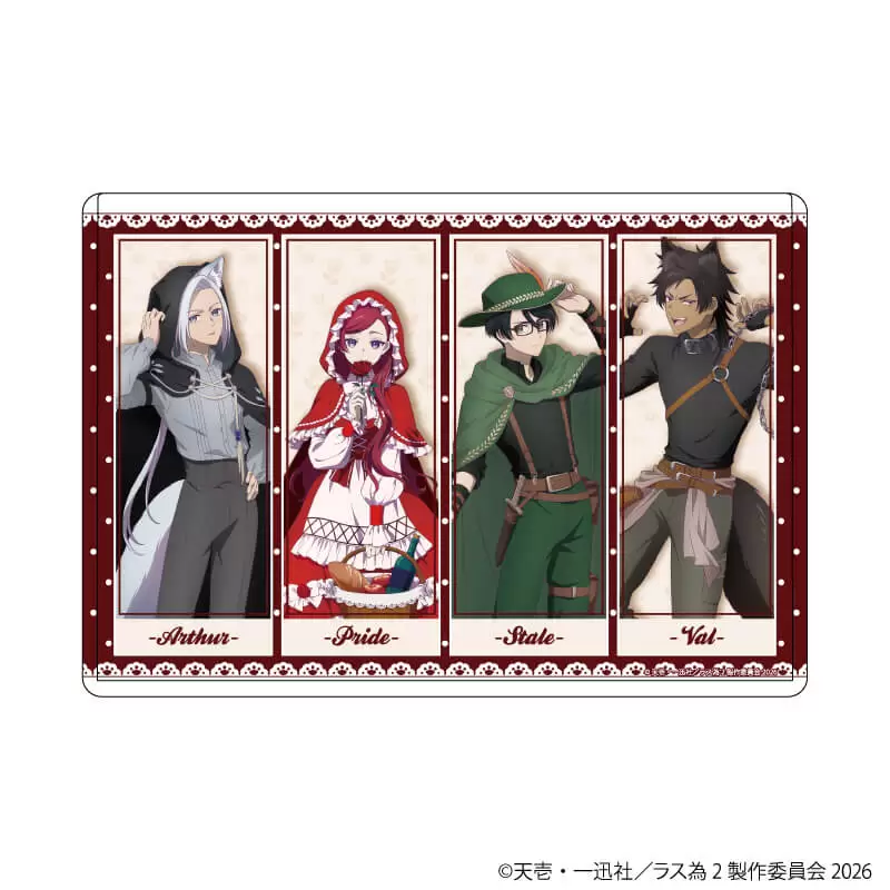 【A3】キャラクリアケース「悲劇の元凶となる最強外道ラスボス女王は民の為に尽くします。Season2」05/A(描き下ろしイラスト)