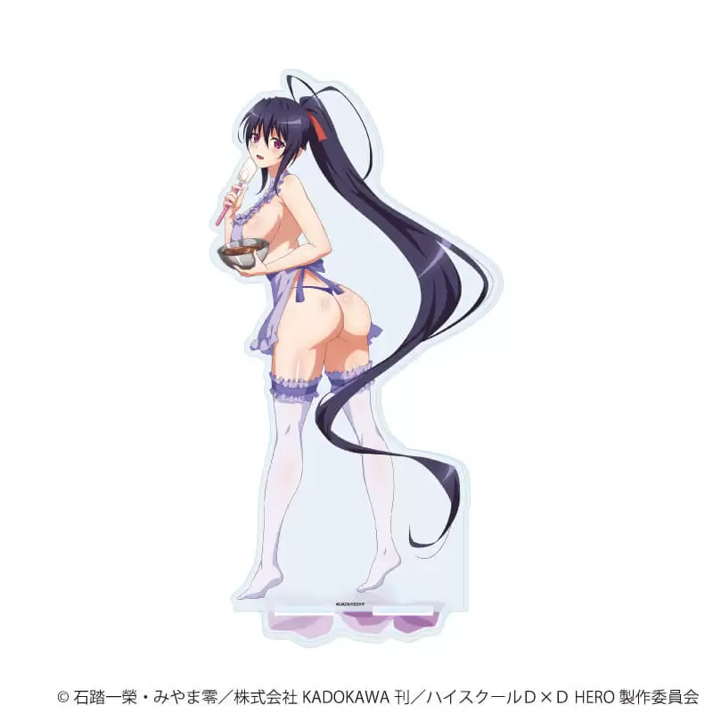 【A3】BIGアクリルスタンド「ハイスクールD×D HERO」03/姫島朱乃 エプロンありVer.(描き下ろしイラスト)