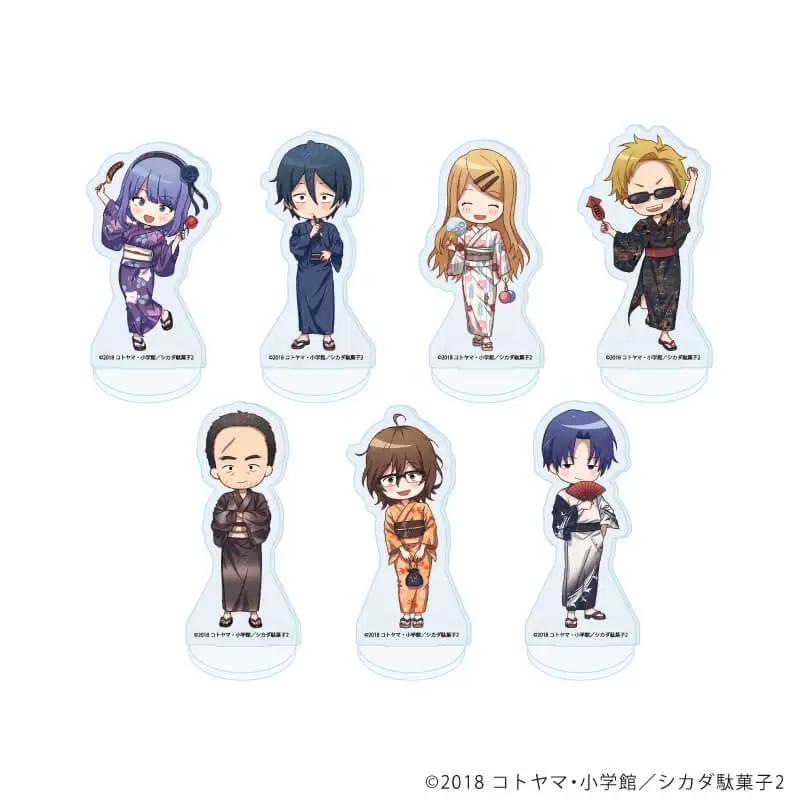 【A3】アクリルぷちスタンド「TVアニメ『だがしかし2』」01/夏祭りver. ブラインド(全7種)(グラフアートイラスト) 1BOX入数：7