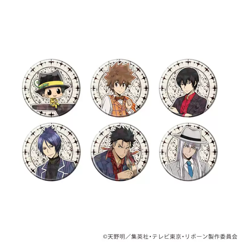 【A3】ホログラム缶バッジ「家庭教師ヒットマンREBORN！」06/ブラインド(全6種)(描き下ろしイラスト) 1BOX入数：6