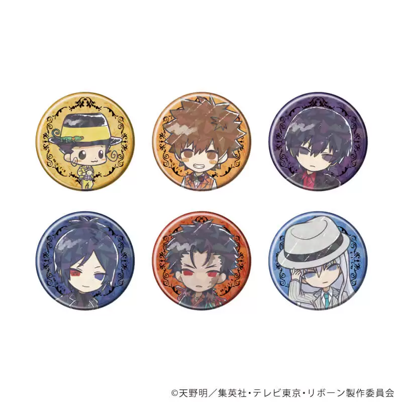 【A3】ホログラム缶バッジ「家庭教師ヒットマンREBORN！」07/ブラインド(全6種)(グラフアートイラスト) 1BOX入数：6