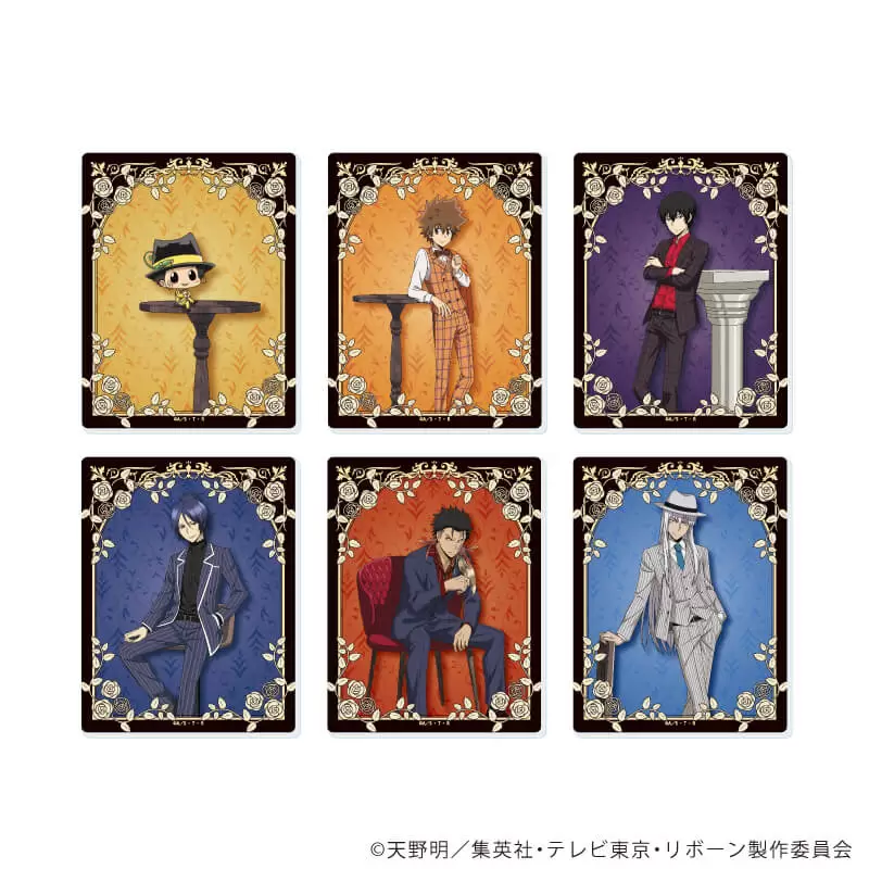 【A3】アクリルカード「家庭教師ヒットマンREBORN！」15/ブラインド(全6種)(描き下ろしイラスト) 1BOX入数：6
