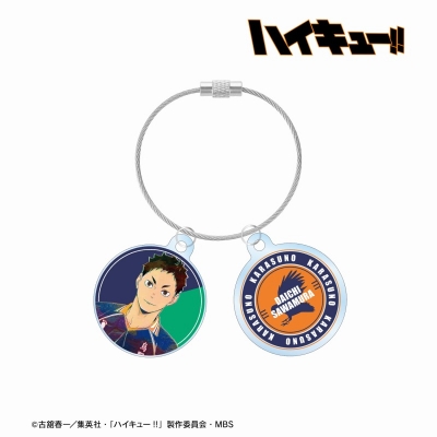 【アルマビアンカ】ハイキュー！！ 澤村大地 Ani-Art 第4弾 2連ワイヤーアクリルキーホルダー