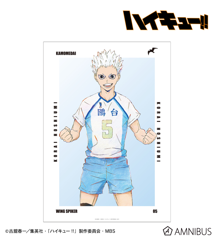 【アルマビアンカ】ハイキュー！！ 星海光来 Ani-Art 第6弾 A3マット加工ポスター