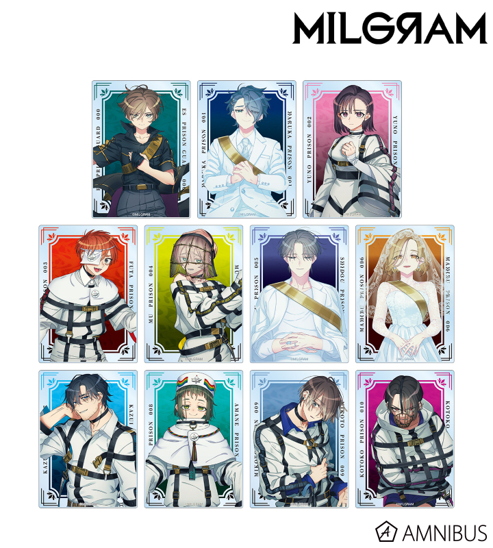 【アルマビアンカ】MILGRAM -ミルグラム- トレーディングアクリルカード vol.3 1BOX入数：11
