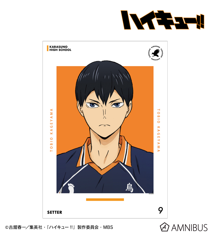 【アルマビアンカ】ハイキュー！！ 影山飛雄 ユニフォームver. A3マット加工ポスター