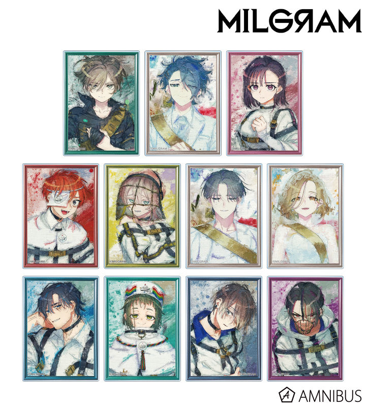 【アルマビアンカ】MILGRAM -ミルグラム- トレーディング grunge CANVAS アクリルカード 1BOX入数：11