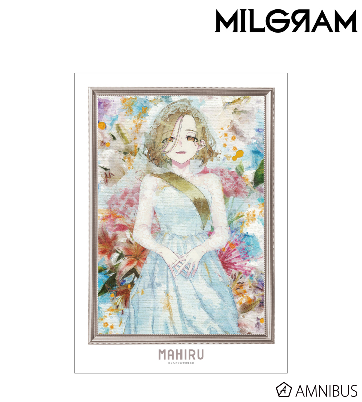 【アルマビアンカ】MILGRAM -ミルグラム- マヒル grunge CANVAS A3マット加工ポスター