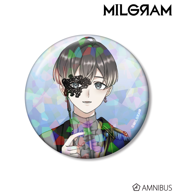 【アルマビアンカ】MILGRAM -ミルグラム- 描き下ろし ミコト バースデーver. 第2弾 ホログラム缶バッジ