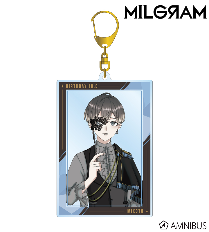 【アルマビアンカ】MILGRAM -ミルグラム- 描き下ろし ミコト バースデーver. 第2弾 BIGアクリルキーホルダー