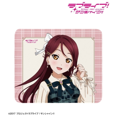 【アルマビアンカ】ラブライブ！サンシャイン！！ 描き下ろし 桜内梨子 チェックワンピース衣装ver. マウスパッド