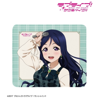 【アルマビアンカ】ラブライブ！サンシャイン！！ 描き下ろし 松浦果南 チェックワンピース衣装ver. マウスパッド