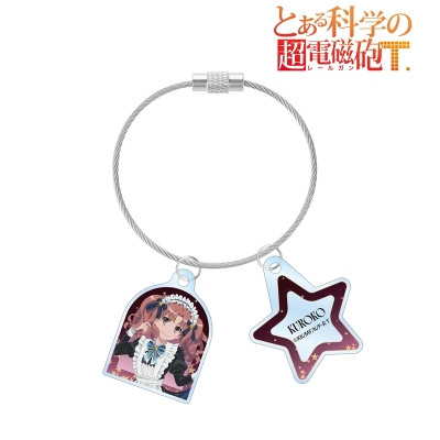【アルマビアンカ】とある科学の超電磁砲T 描き下ろし 白井黒子 星空メイドver. 2連ワイヤーアクリルキーホルダー