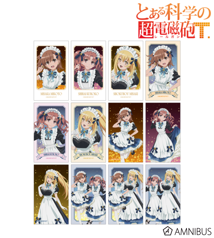 【アルマビアンカ】とある科学の超電磁砲T 描き下ろし 星空メイドver. トレーディングイラストカード 1BOX入数：12