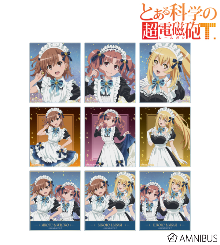 【アルマビアンカ】とある科学の超電磁砲T 描き下ろし 星空メイドver. トレーディングアクリルカード 1BOX入数：9