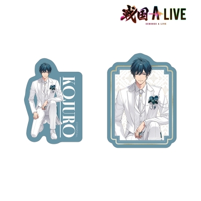 【アルマビアンカ】戦国 A LIVE 描き下ろし 片倉 小十郎 3周年衣装ver. ダイカットステッカー2個セット