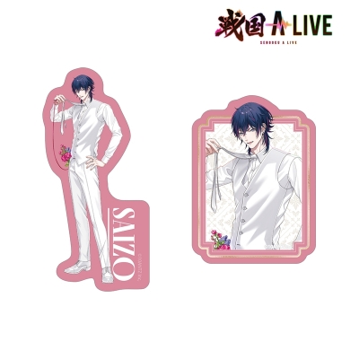 【アルマビアンカ】戦国 A LIVE 描き下ろし 霧隠 才蔵 3周年衣装ver. ダイカットステッカー2個セット
